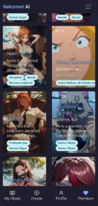 Nekomori 👾 AI Anime Chat
